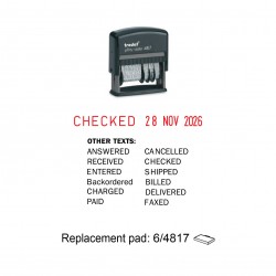 Self Inking Date Stamp 4817